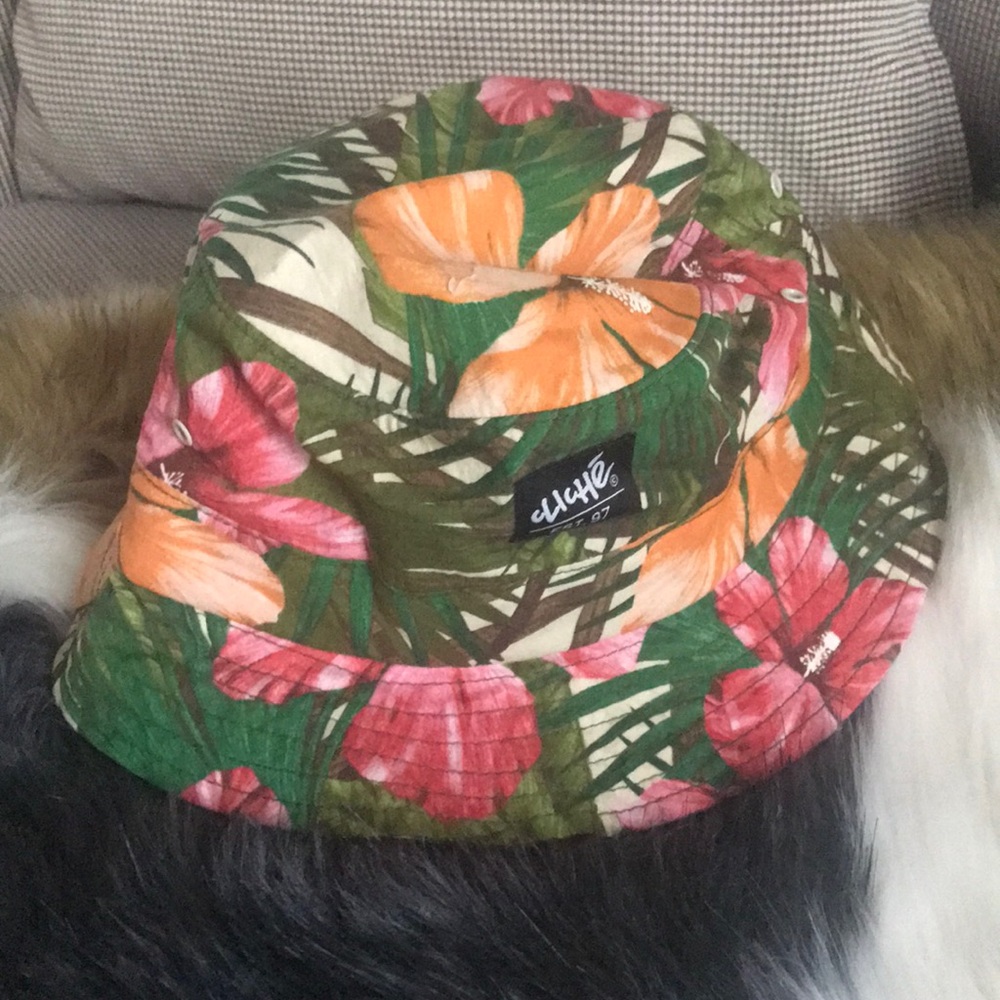 COPY - Cliche tropical print bucket hat